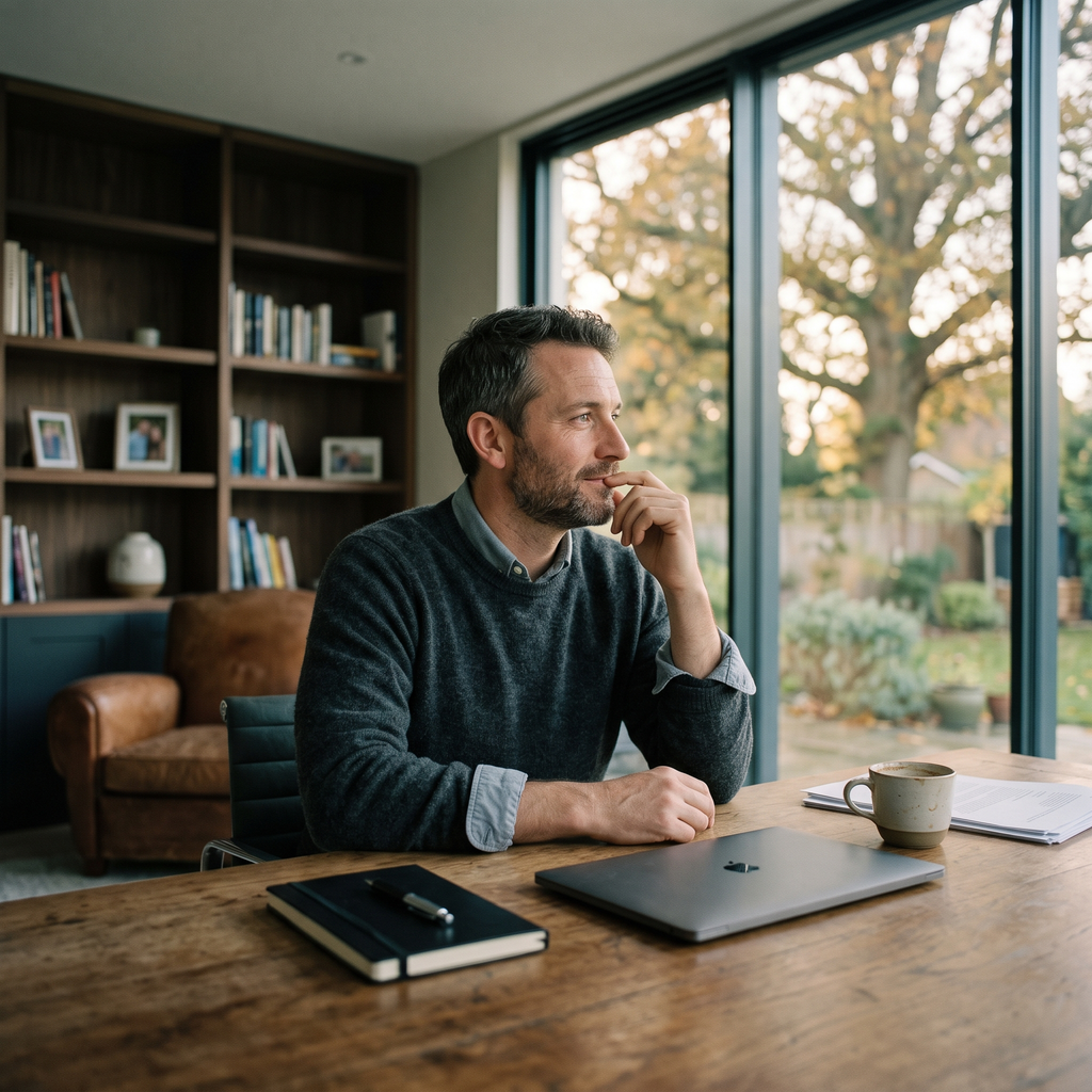High-achieving professional rebuilding emotional resilience after prolonged stress